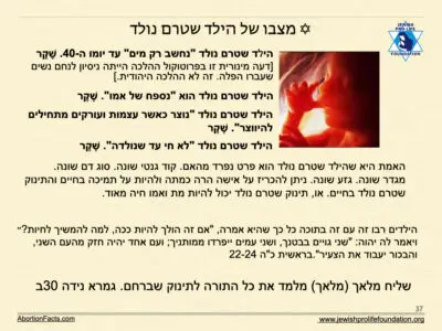 הפלה הריון תִינוֹק