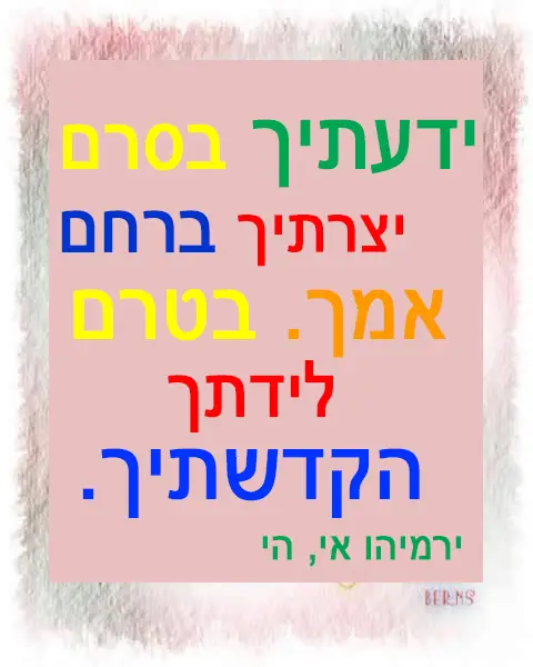 פרשת נח לבחור בחיים
